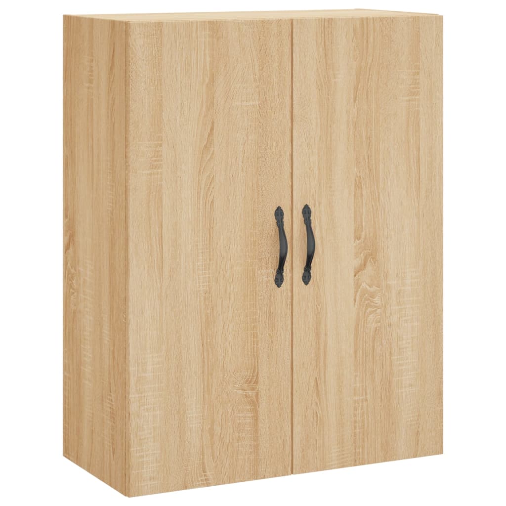 vægskab 69,5x34x90 cm konstrueret træ sonoma-eg