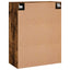 vægskab 69,5x34x90 cm konstrueret træ røget sonoma-eg