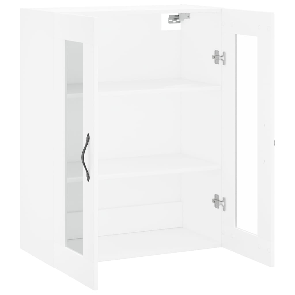 vægskab 69,5x34x90 cm konstrueret træ hvid