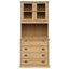 skænk VIGO 80x40x176 cm massivt fyrretræ