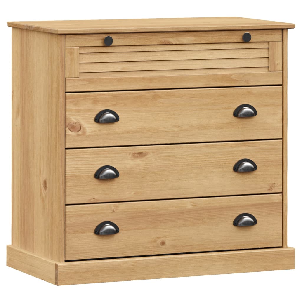 skænk VIGO 80x40x176 cm massivt fyrretræ