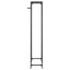 vinreol til 27 flasker 34x18x100 cm smedejern sort
