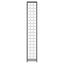 vinreol til 57 flasker 34x18x200 cm smedejern sort