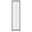 vinreol til 95 flasker 54x18x200 cm smedejern sort
