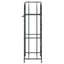 vinreol til 41 flasker 45x36x120 cm smedejern sort