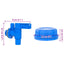 vanddunk med tappehane 10 l plast transparent