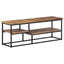tv-bord 110x30x39 cm massivt genbrugsteak