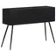 konsolbord med skuffer 116x30x76 cm massivt genbrugsteak