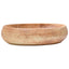 håndvask til bordplade 59x40x15 cm oval keramik brun