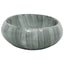 håndvask til bordplade 59x40x15 cm oval keramik grøn