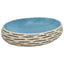 håndvask til bordplade 59x40x15 cm oval keramik flerfarvet