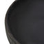 håndvask til bordplade 59x40x15 cm oval keramik grå og sort