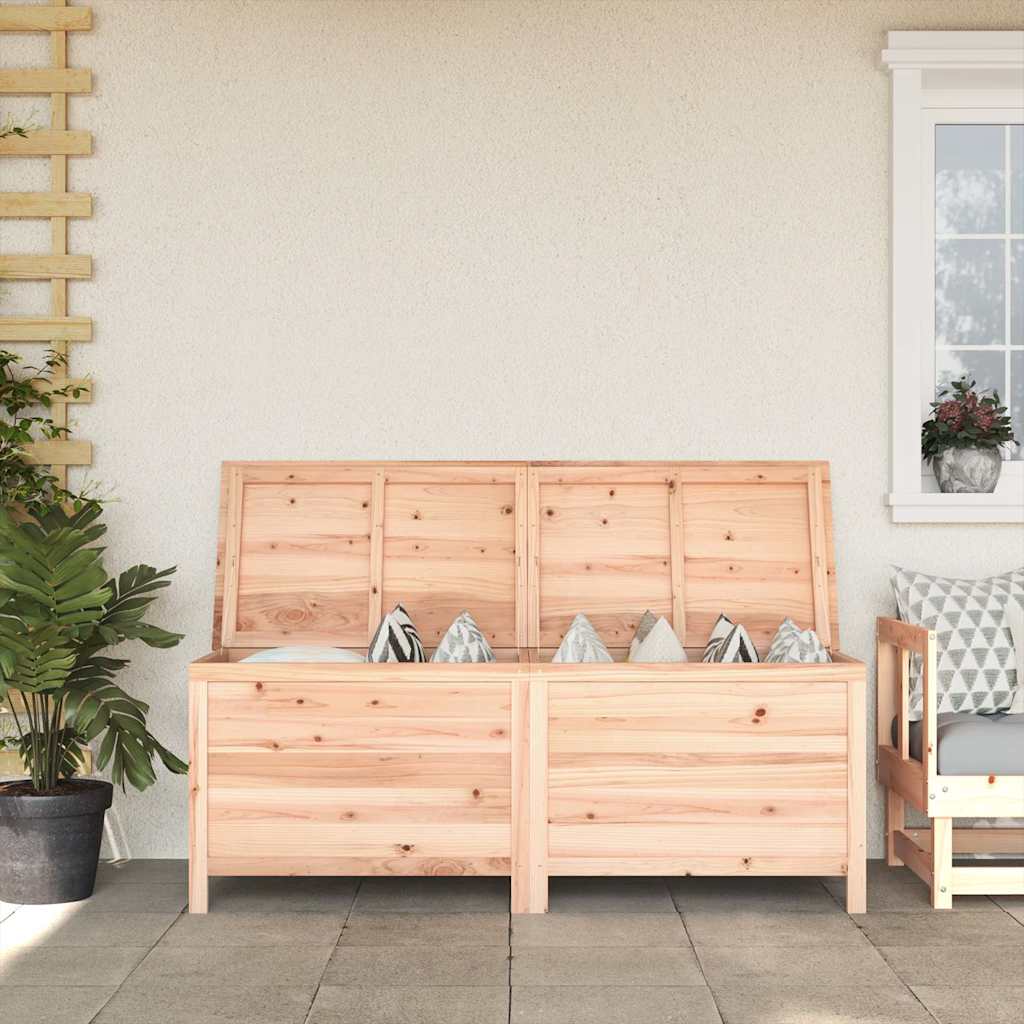 opbevaringsboks til haven 150x50x56,5 cm massivt grantræ