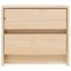 sengeborde 2 stk. 40x31x35,5 cm massivt fyrretræ