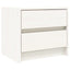 sengeborde 2 stk. 40x31x35,5 cm massivt fyrretræ hvid