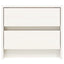 sengeborde 2 stk. 40x31x35,5 cm massivt fyrretræ hvid