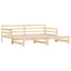 daybed med udtræk 90x200 cm massivt fyrretræ
