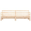 daybed med udtræk 90x200 cm massivt fyrretræ
