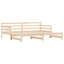 daybed med udtræk 80x200 cm massivt fyrretræ
