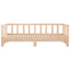 daybed med udtræk 90x190 cm massivt fyrretræ