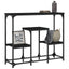 konsolbord 89,5x28x76 cm konstrueret træ sort