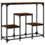 konsolbord 89,5x28x76 cm konstrueret træ røget sonoma-eg