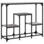 konsolbord 89,5x28x76 cm konstrueret træ grå sonoma-eg