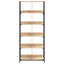 bogreol 78,5x33x188,5 cm konstrueret træ sonoma-eg
