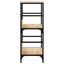 bogreol 50x33x82 cm konstrueret træ sonoma-eg