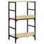 bogreol 50x33x82 cm konstrueret træ sonoma-eg
