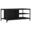 sofabord 100x50x45 cm konstrueret træ sort