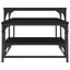 sofabord 102x60x45 cm konstrueret træ sort
