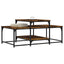 sofabord 102x60x45 cm konstrueret træ røget egetræsfarve