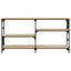 konsolbord 150x29x76,5 cm konstrueret træ sonoma-eg