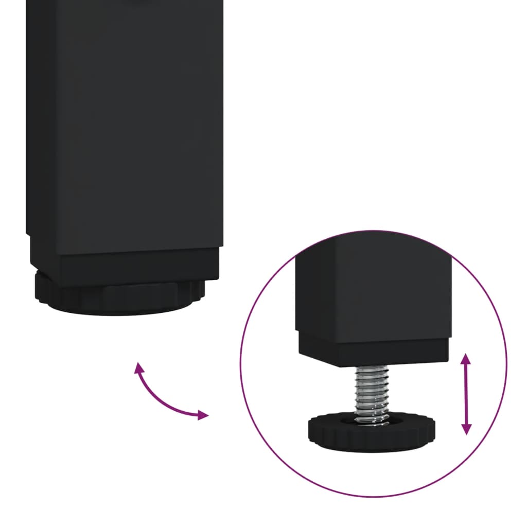 konsolbord 100x39x78,5 cm konstrueret træ røget egetræsfarve