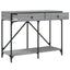 konsolbord 100x39x78,5 cm konstrueret træ grå sonoma-eg