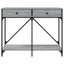 konsolbord 100x39x78,5 cm konstrueret træ grå sonoma-eg