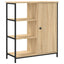skænk Sonoma eg 70x30x80 cm konstrueret træ