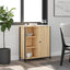 skænk 70x30x80 cm konstrueret træ sonoma-eg