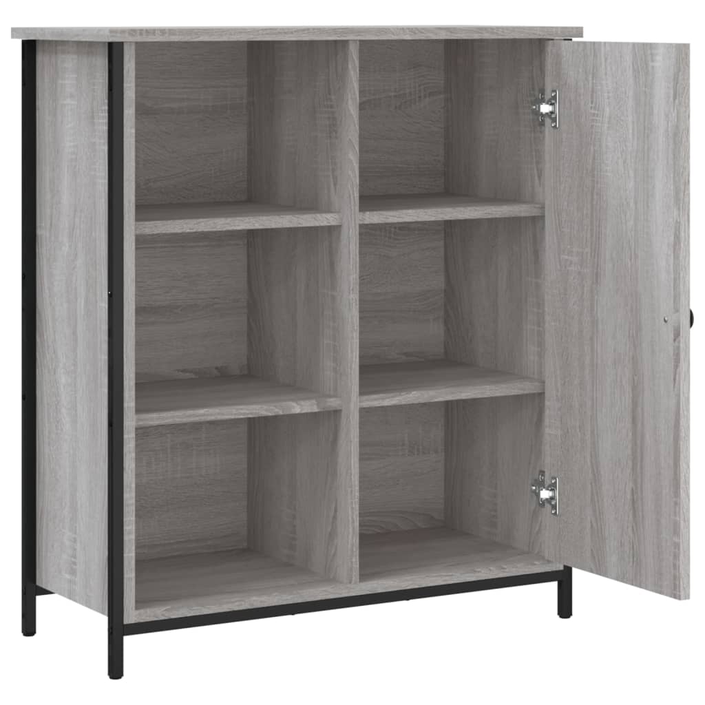 skænk 70x30x80 cm konstrueret træ grå sonoma-eg
