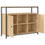 skænk Sonoma eg 100x35x80 cm konstrueret træ