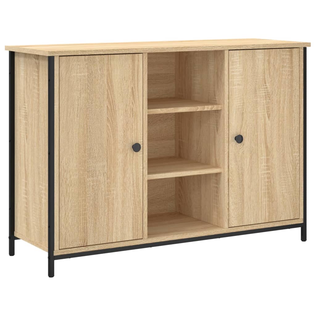 skænk 100x35x70 cm konstrueret træ sonoma-eg