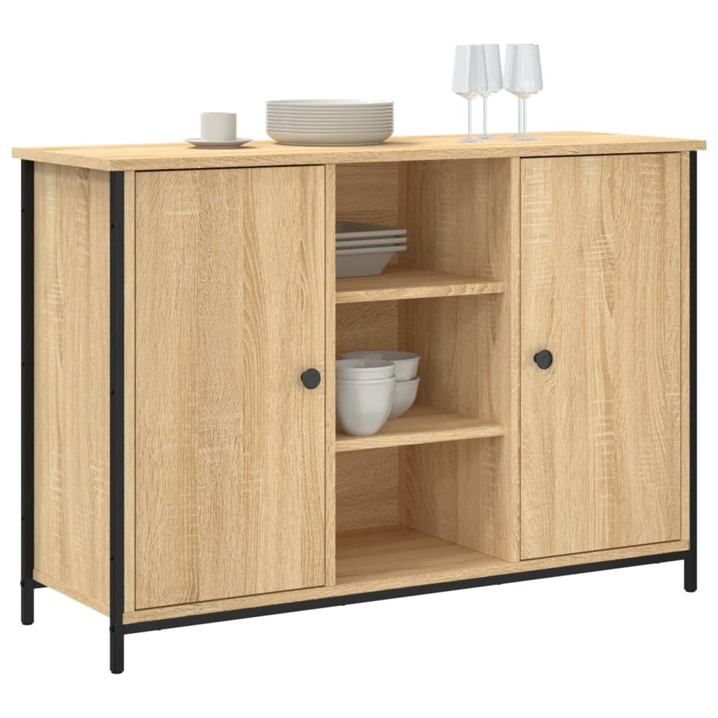 skænk 100x35x70 cm konstrueret træ sonoma-eg