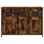 skænk 100x35x70 cm konstrueret træ røget egetræsfarve