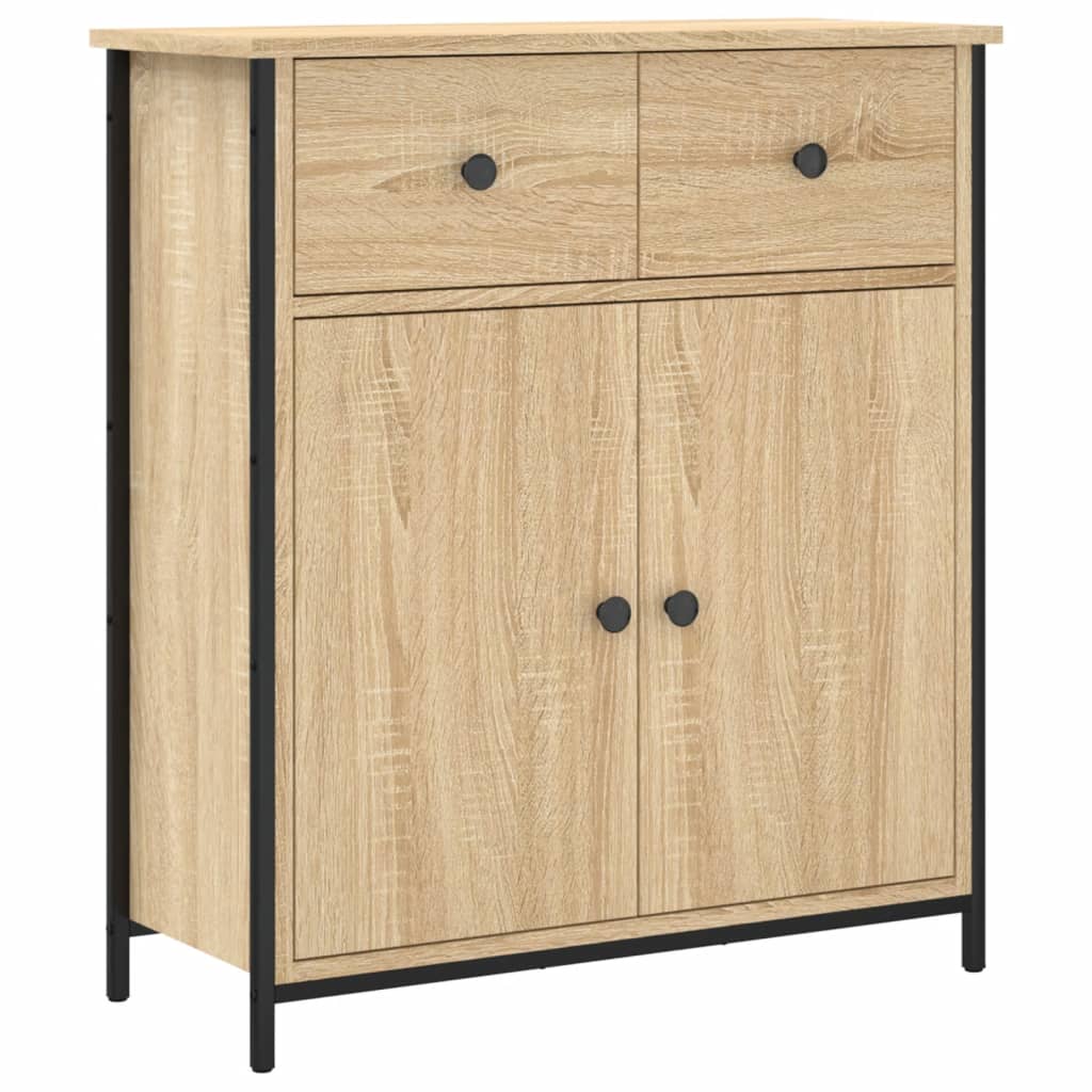 skænk 70x30x80 cm konstrueret træ sonoma-eg