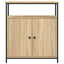 skænk Sonoma eg 70x30x80 cm konstrueret træ