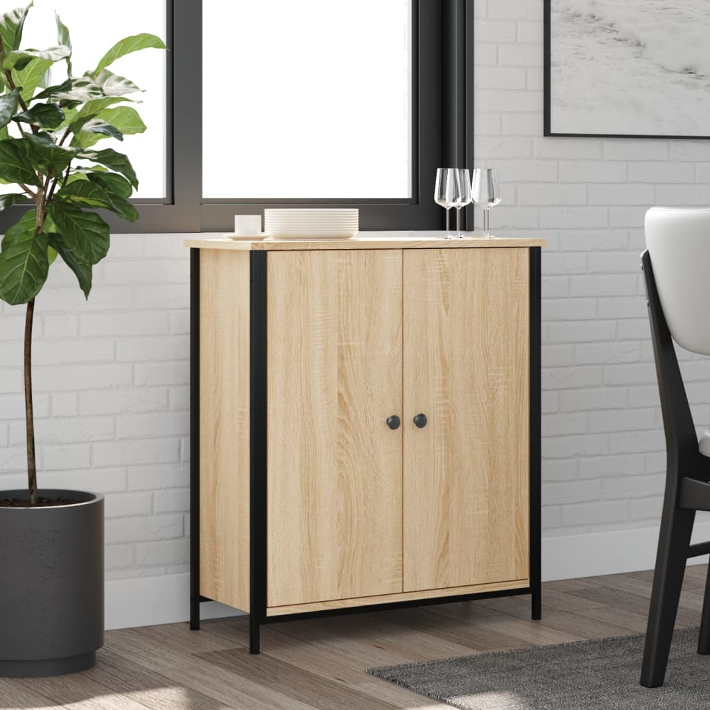 skænk 70x30x80 cm konstrueret træ sonoma-eg