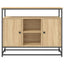 skænk 100x35x80 cm konstrueret træ sonoma-eg