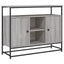 skænk 100x35x80 cm konstrueret træ grå sonoma-eg