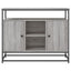 skænk 100x35x80 cm konstrueret træ grå sonoma-eg
